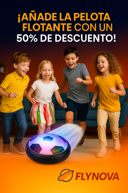 Pelota Plana De Fútbol Flotante Led